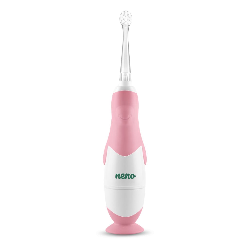 NENO Kefka detská elektrická pre deti Denti - ružová 3m+ – Obrázok 2