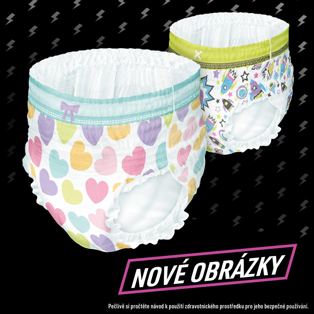 NINJAMAS Nohavičky plienkové Pyjama Pants Kosmické lode, 10 ks, 7 rokov, 17kg-30kg – Obrázok 8