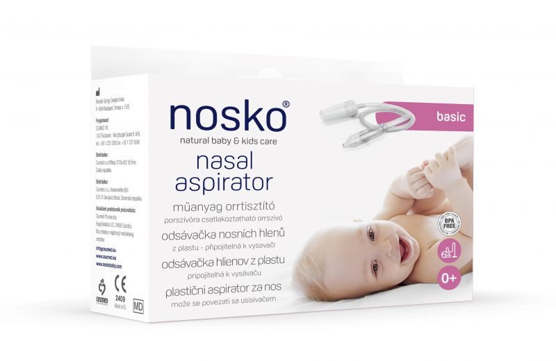 NOSKO Odsávačka nosných hlienov basic 0m+ – Obrázok 2