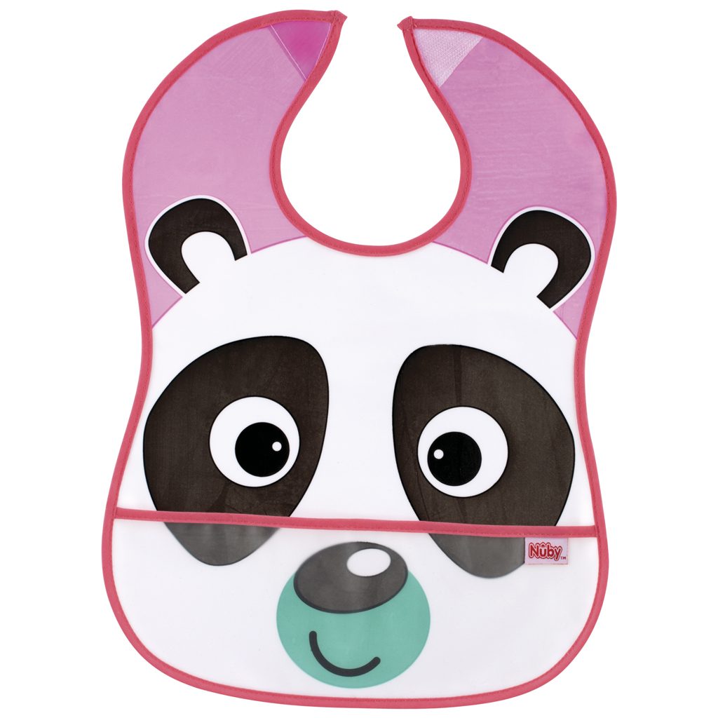 NUBY Podbradník vodeodolný -zvieratká 3m+ – Obrázok 4
