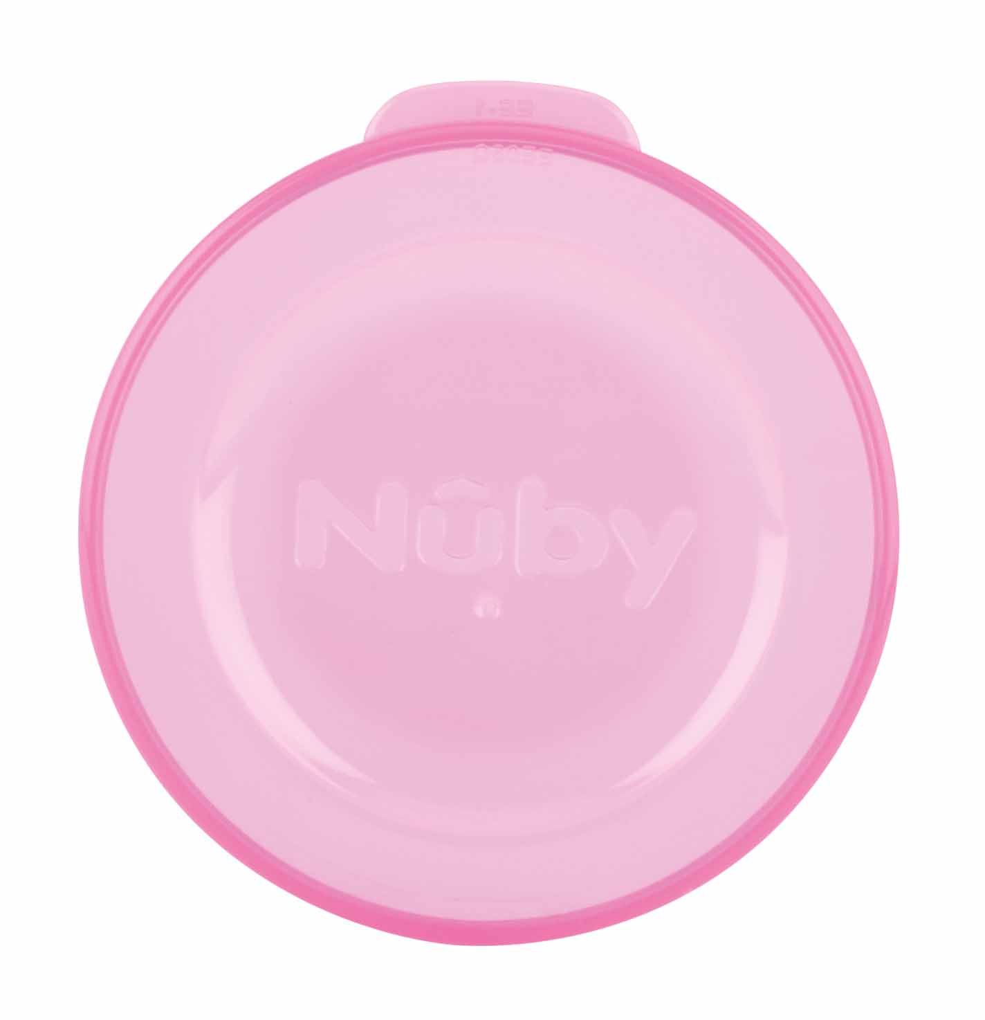 NUBY Hrnček Tritan netečúci s uškami 360°, 6 m+ ružový – Obrázok 5