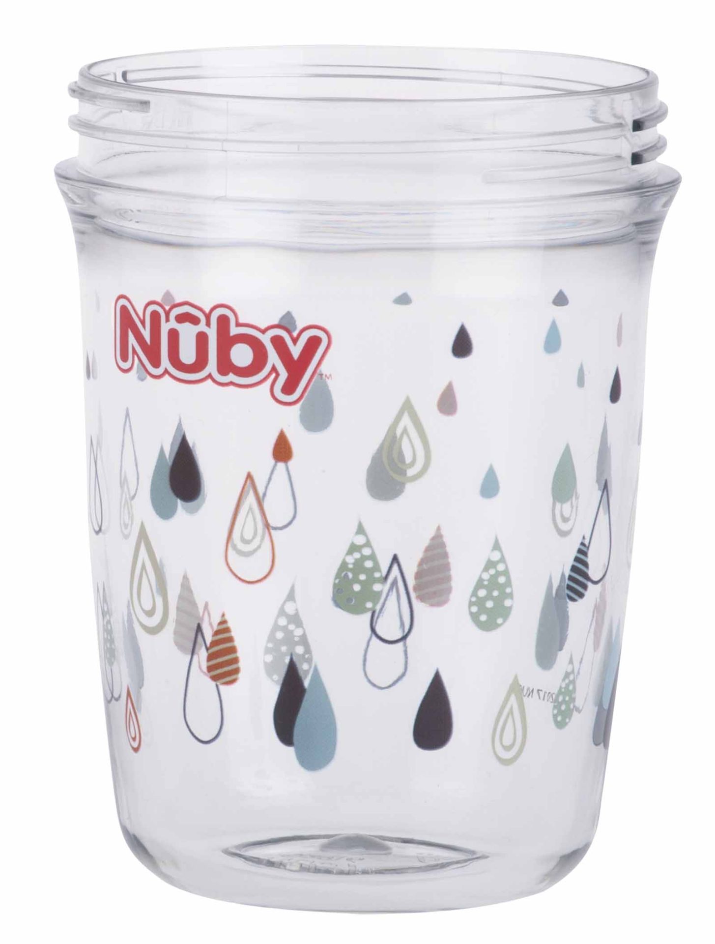 NUBY Hrnček Tritan netečúci s uškami 360°, 6 m+ svetlo sivý – Obrázok 3
