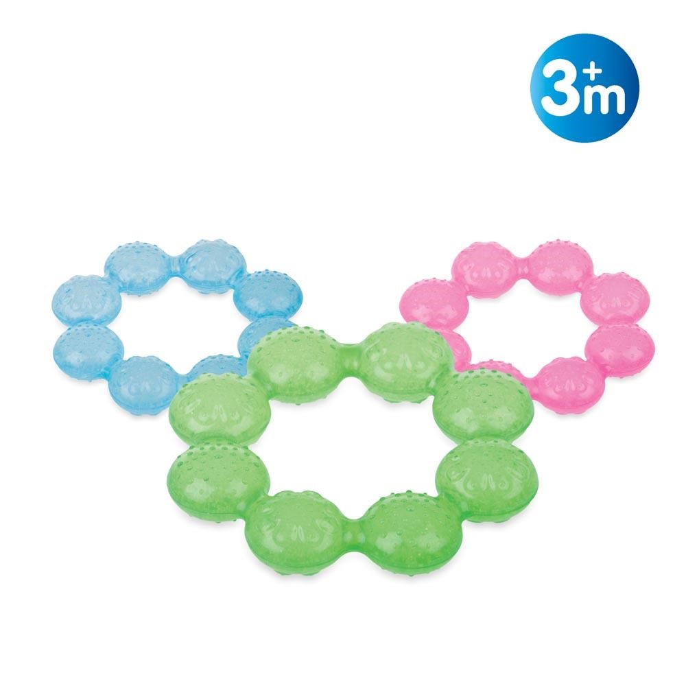 NUBY Hryzačka chladiaca IcyBite 3m+ modrá – Obrázok 3