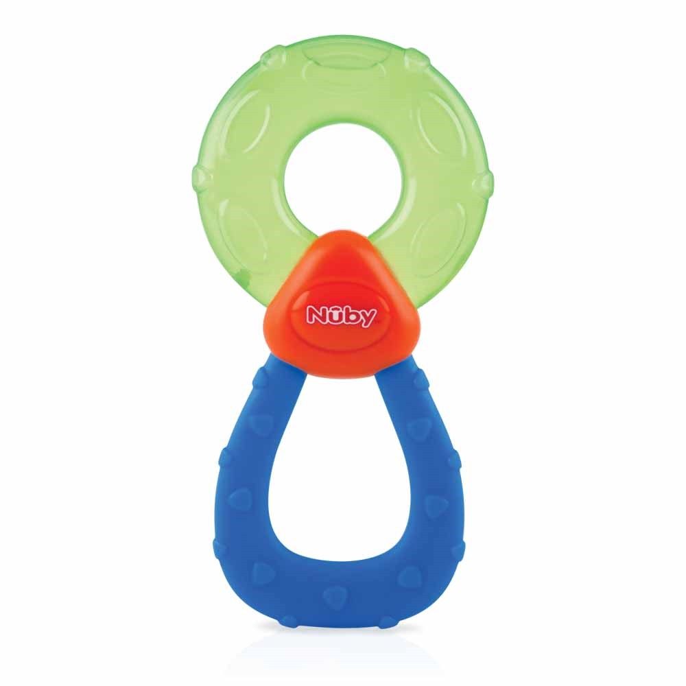 NUBY Hryzačka chladiaca s destilovanou vodou 3m+ zeleno-modrá – Obrázok 2