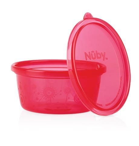 NUBY Miska na desiatu s viečkom, 300 ml, 6m+ (6 ks) – Obrázok 7