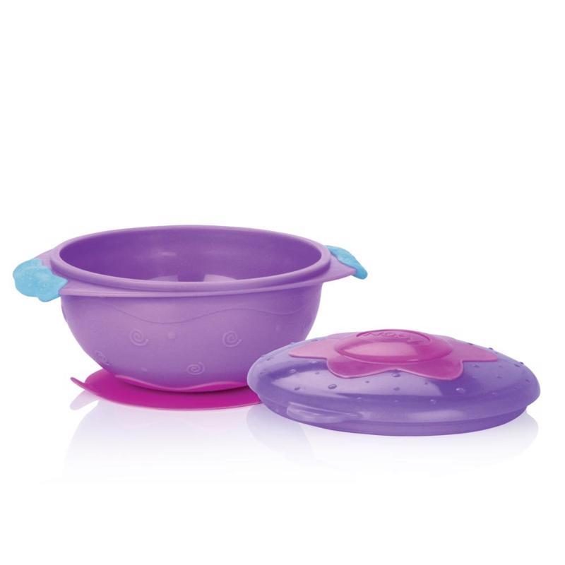 NUBY Miska s prísavkou a s vrchnáčikom 9 m+ – Obrázok 5