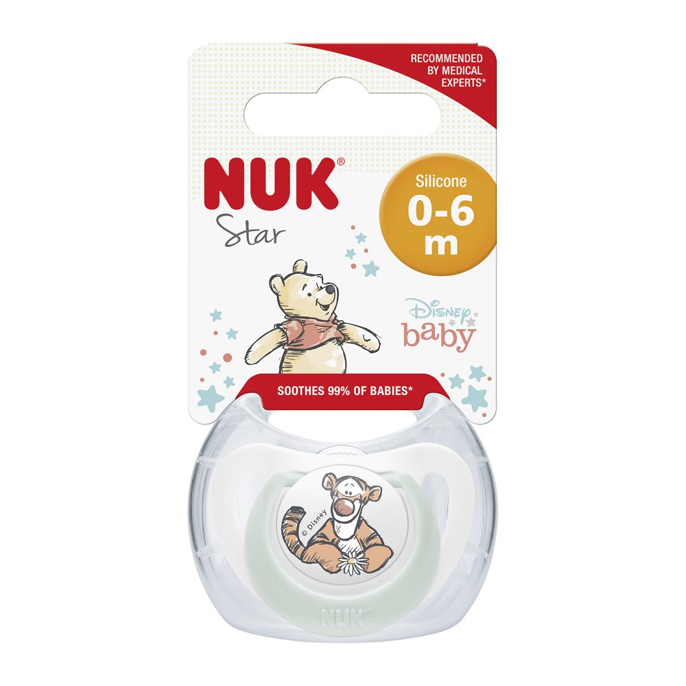 NUK Cumlík Disney Macko Pú v boxe, biely 0-6m – Obrázok 3