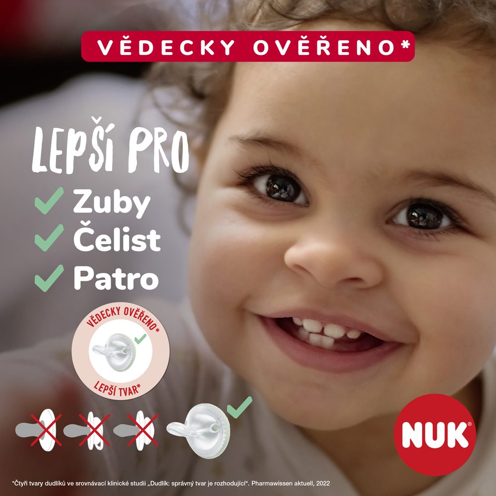 NUK Cumlík Mommy Feel v boxe, broskyňový 0-9m, 2ks – Obrázok 5