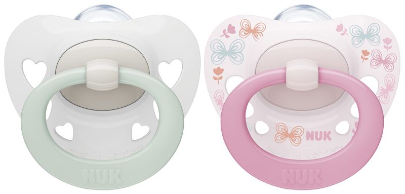 NUK Cumlík Signature 0-6m box dievča 2 ks – Obrázok 2