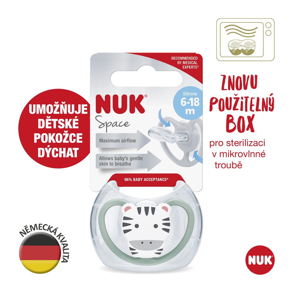 NUK Cumlík Space Lev v boxe 6-18m – Obrázok 5