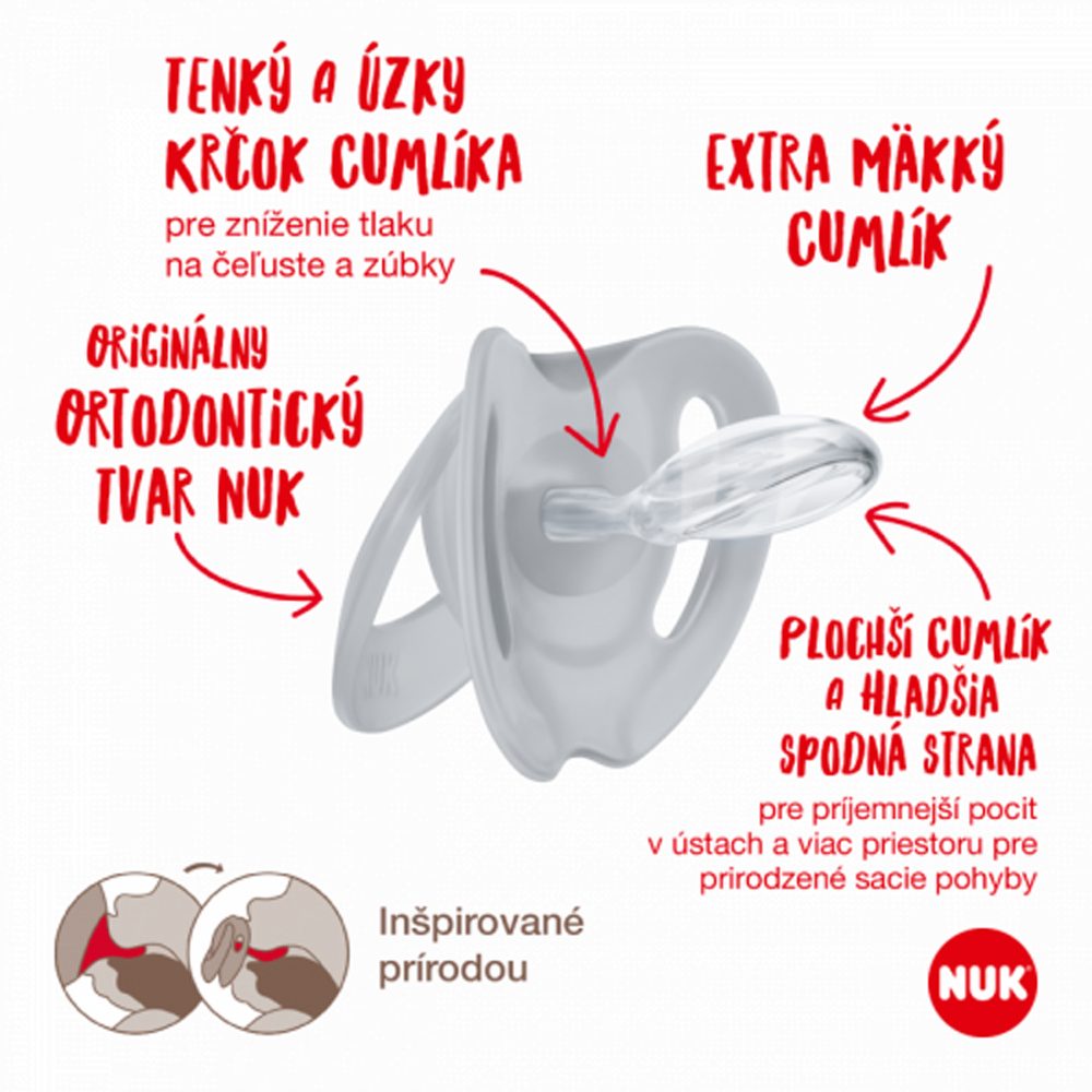 NUK Cumlík Star Deň & Noc (6-18m) 2 ks box kluk – Obrázok 6