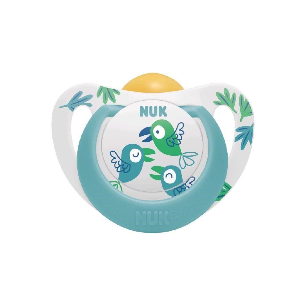 NUK Cumlík Star latex 18 - 36m, box - zelený – Obrázok 2
