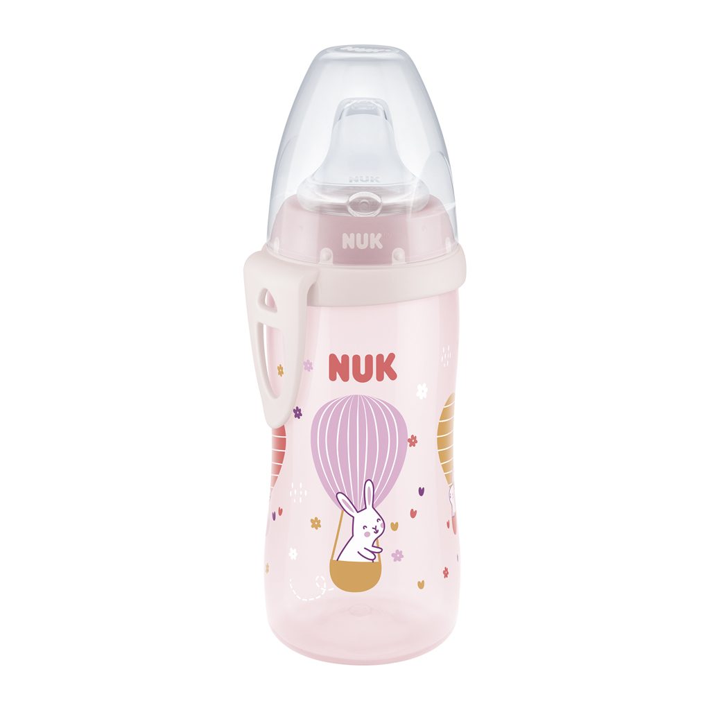 NUK FC Fľaša PP Active Cup 300 ml ružová – Obrázok 2