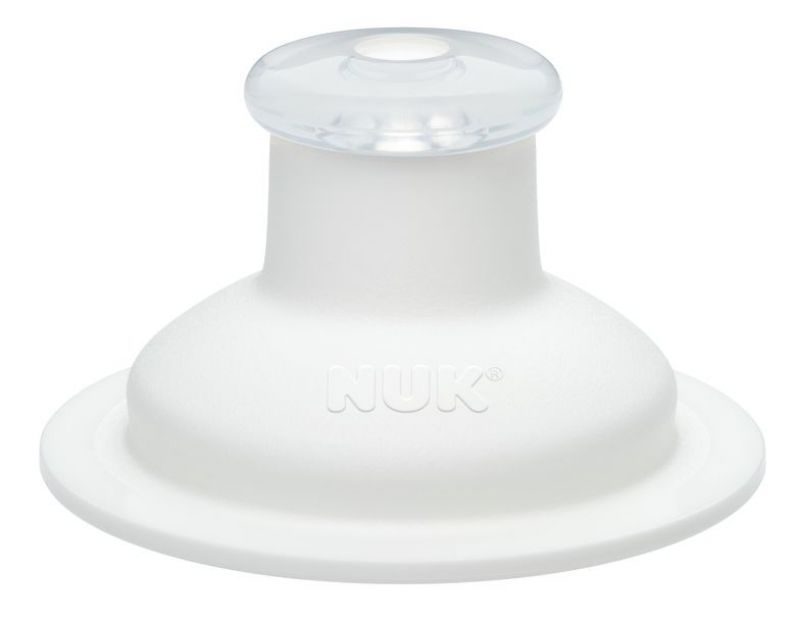 NUK FC Náhradný náustok Push-Pull silikónový (36m+) – biely – Obrázok 2