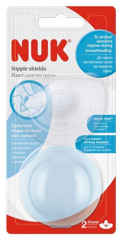 NUK Chránič prsných bradaviek SI + box, 2 ks, M – Obrázok 3