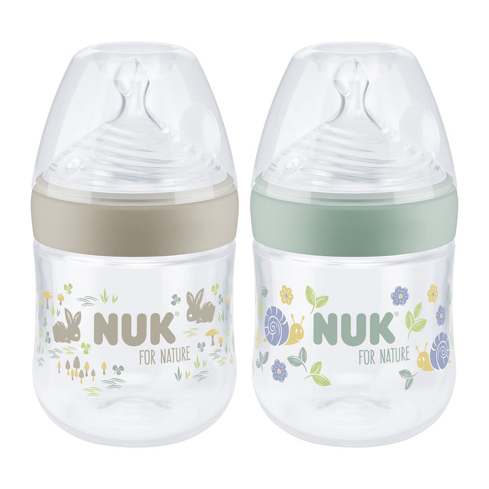 NUK Fľaša dojčenská For Nature s kontrolou teploty, zelená 150 ml – Obrázok 10