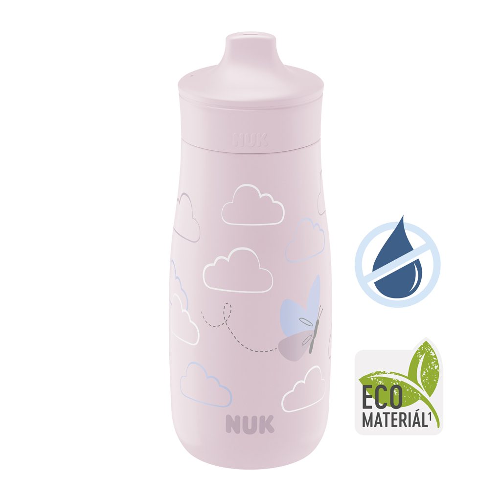 NUK Fľaša Mini-Me Sip - ružová 300ml, 9m+ – Obrázok 3