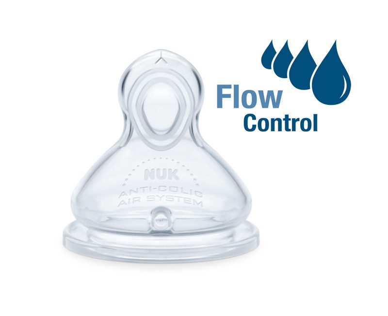 NUK Cumlík FLOW Control 6-18m, 2 ks – Obrázok 3