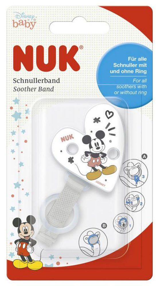 NUK Stužka na cumlík Disney Mickey – Obrázok 3