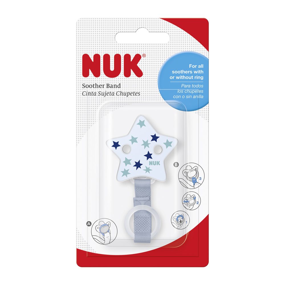 NUK Stužka na cumlík ružová – Obrázok 4
