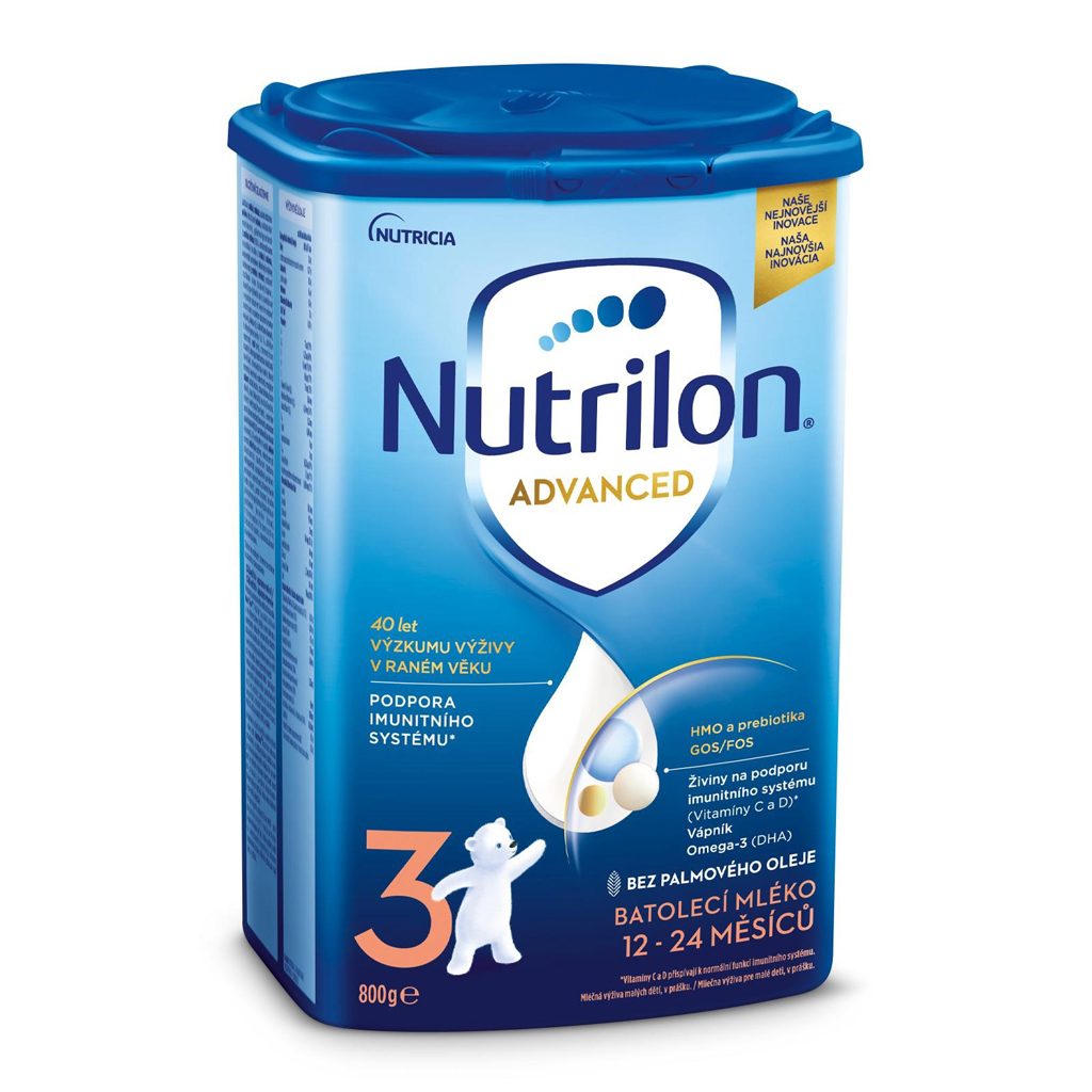NUTRILON 3 Batoľacie mlieko 800 g, 12+ – Obrázok 4