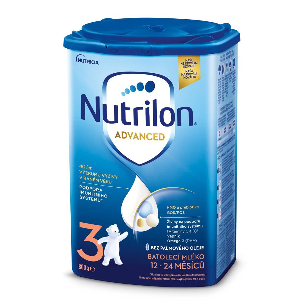 NUTRILON 3 Batoľacie mlieko 800 g, 12+ – Obrázok 5