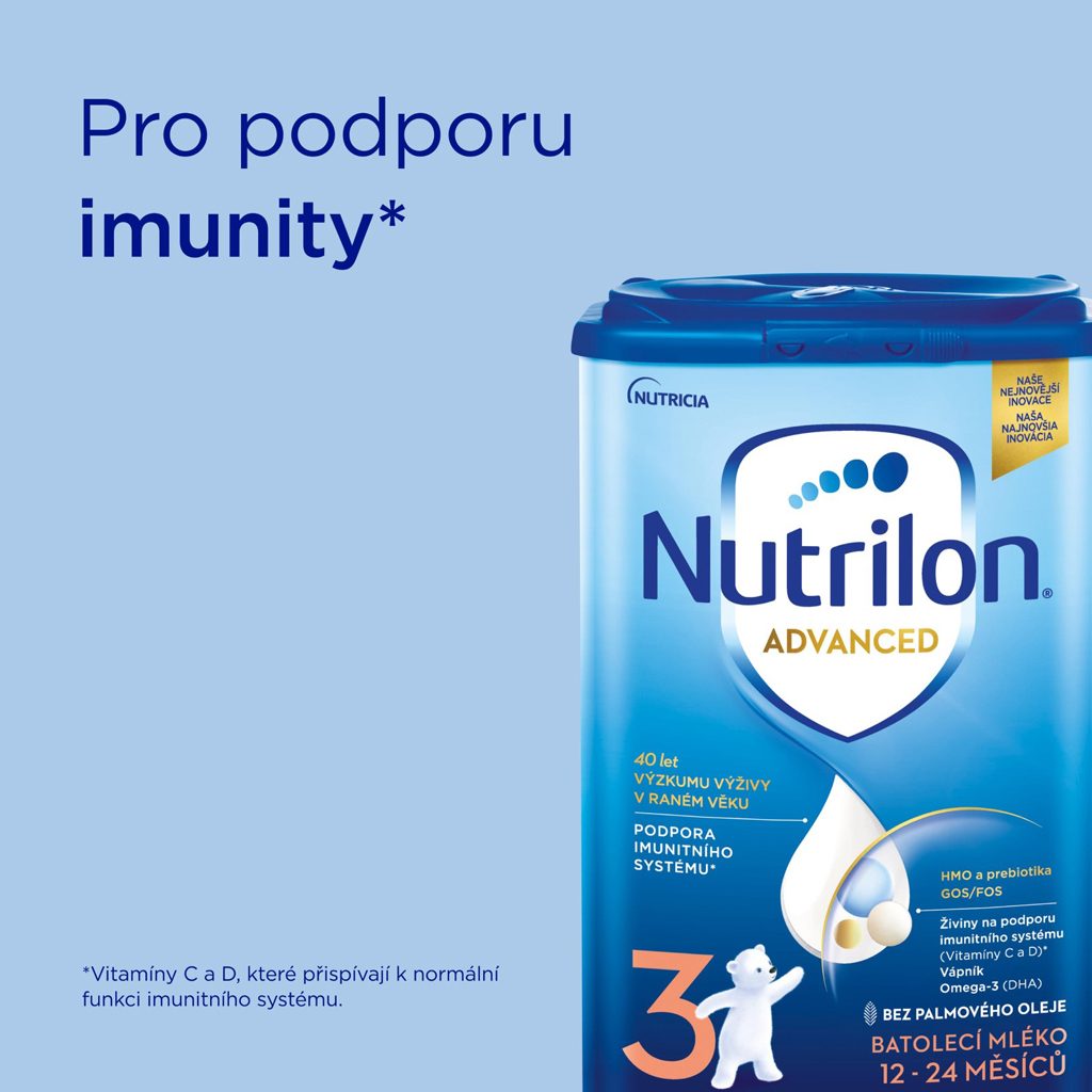 NUTRILON 3 Batoľacie mlieko 800 g, 12+ – Obrázok 8