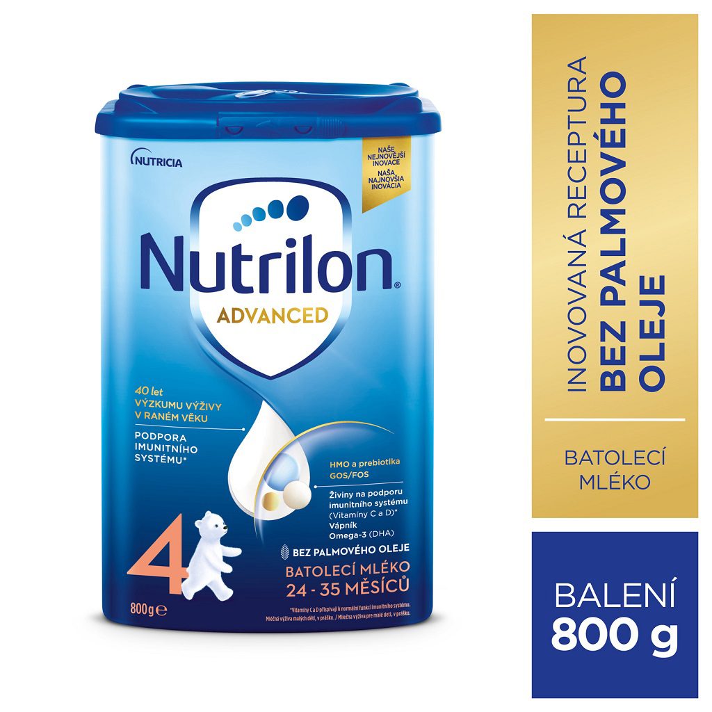 NUTRILON 4 Batoľacie mlieko 800 g, 24+ – Obrázok 2