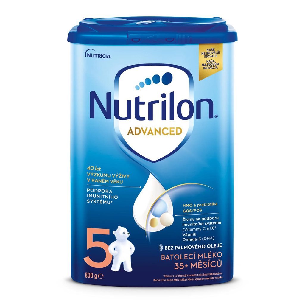 NUTRILON 5 Mlieko batoľacie 800 g, 35+ – Obrázok 3