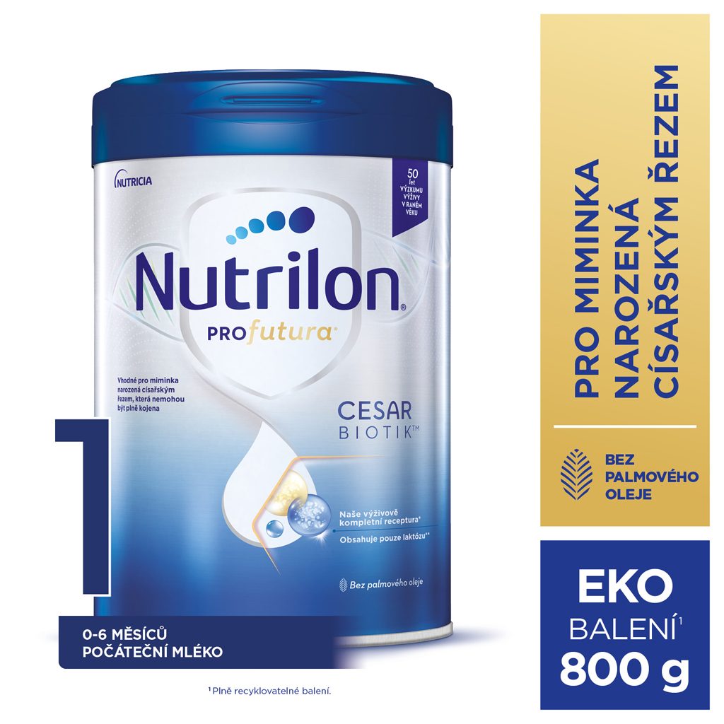 NUTRILON Profutura CESARBIOTIK 1 počiatočné dojčenské mlieko 800 g