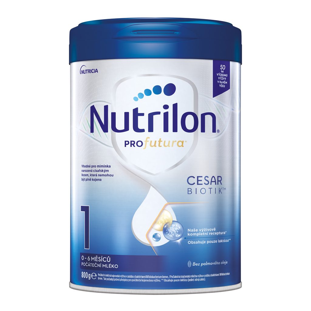 NUTRILON Profutura CESARBIOTIK 1 počiatočné dojčenské mlieko 800 g – Obrázok 8