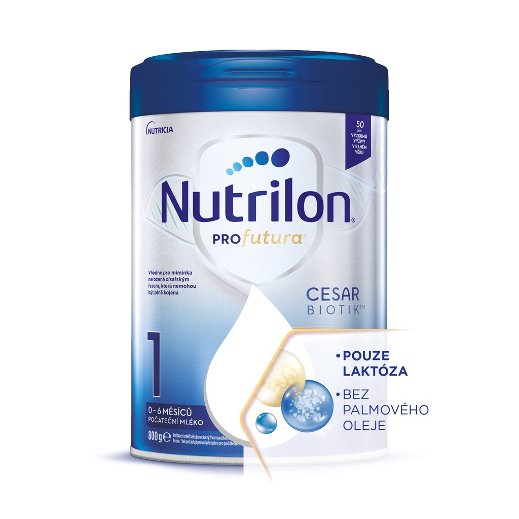 NUTRILON Profutura CESARBIOTIK 1 počiatočné dojčenské mlieko 800 g – Obrázok 10
