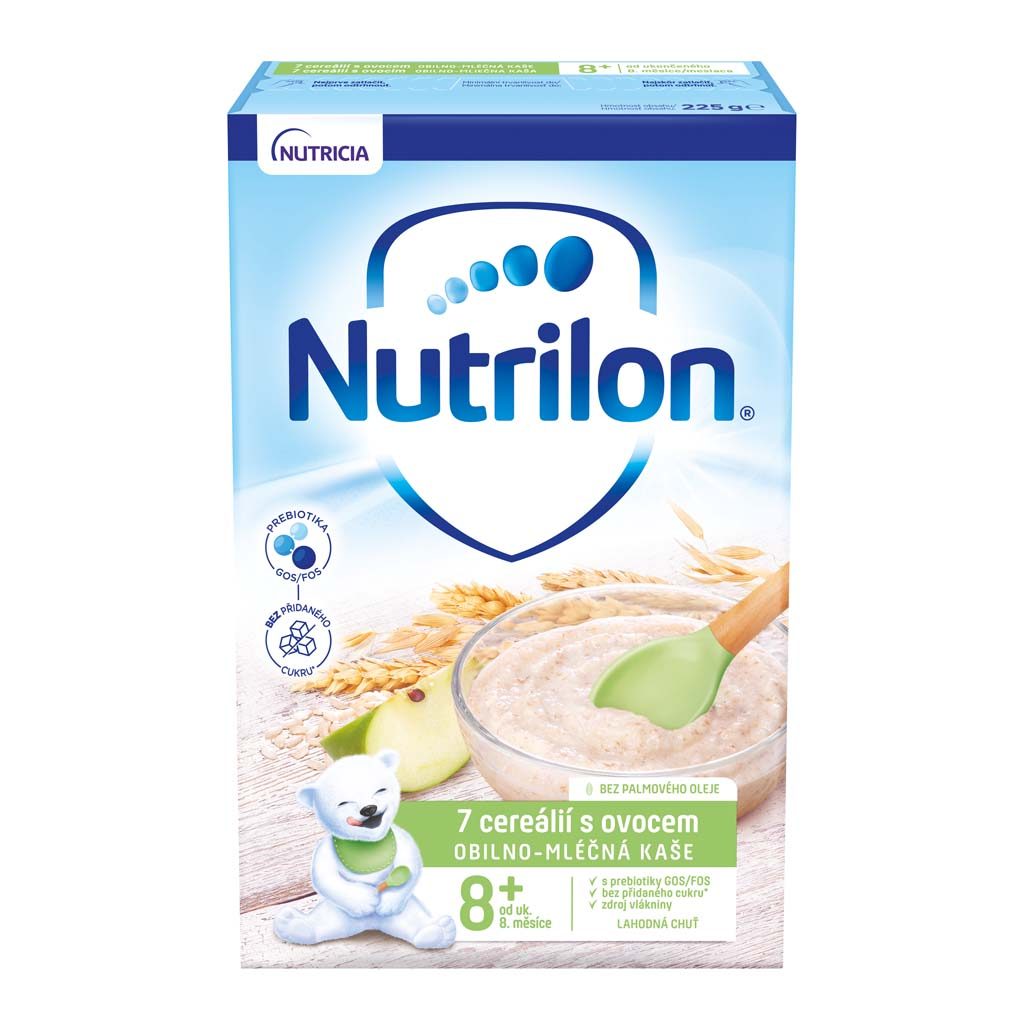 NUTRILON Pronutra Mliečna kaša 7 cereálií s ovocím od uk. 8. mesiaca 225 g – Obrázok 4