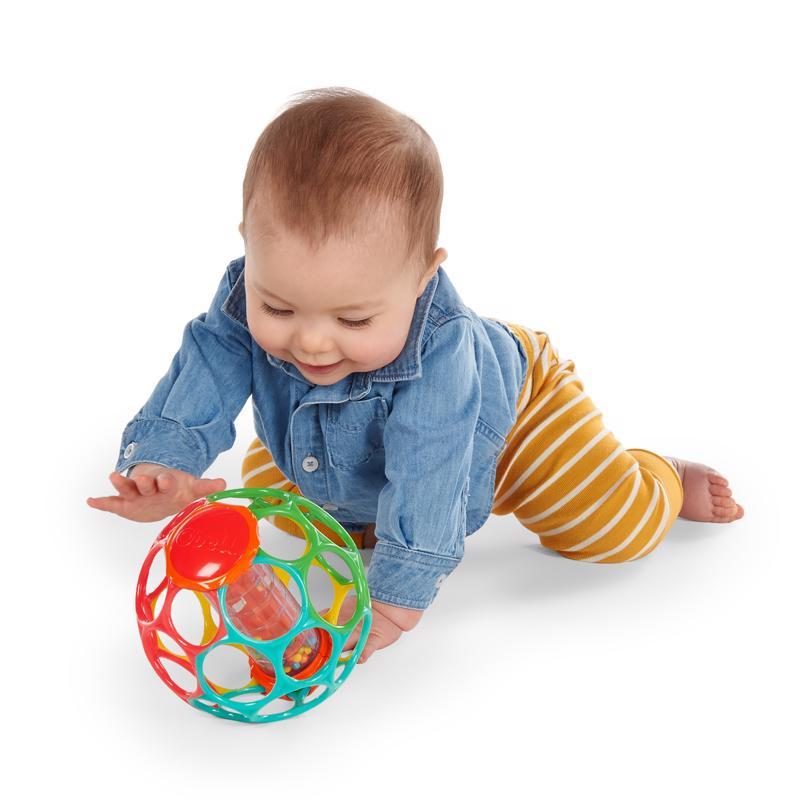 OBALL Hračka Oball Rollin Rainstick 15cm, 3m+ – Obrázok 5