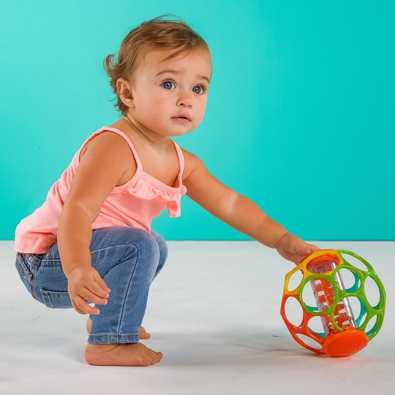 OBALL Hračka Oball Rollin Rainstick 15cm, 3m+ – Obrázok 6