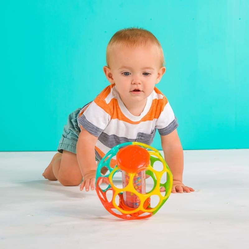 OBALL Hračka Oball Rollin Rainstick 15cm, 3m+ – Obrázok 7