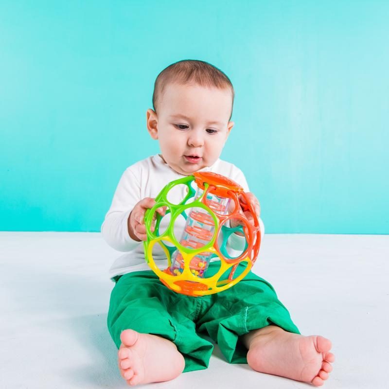 OBALL Hračka Oball Rollin Rainstick 15cm, 3m+ – Obrázok 8