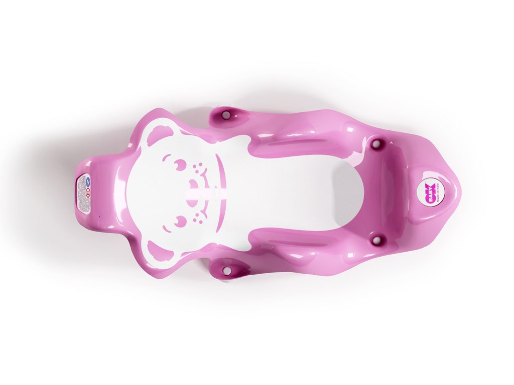 OK BABY Lehátko do vaničky Buddy pink – Obrázok 7