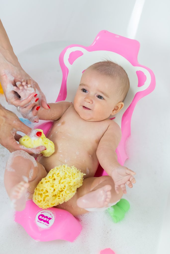 OK BABY Lehátko do vaničky Buddy pink – Obrázok 8