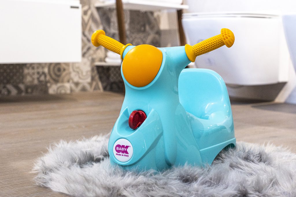 OK BABY Nočník Scooter sky blue – Obrázok 5