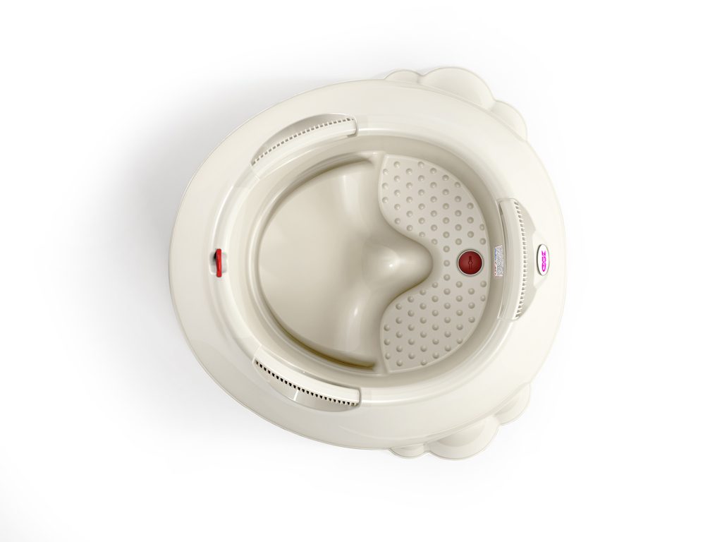 OK BABY Vanička do sprchovacieho kúta Opla white – Obrázok 5