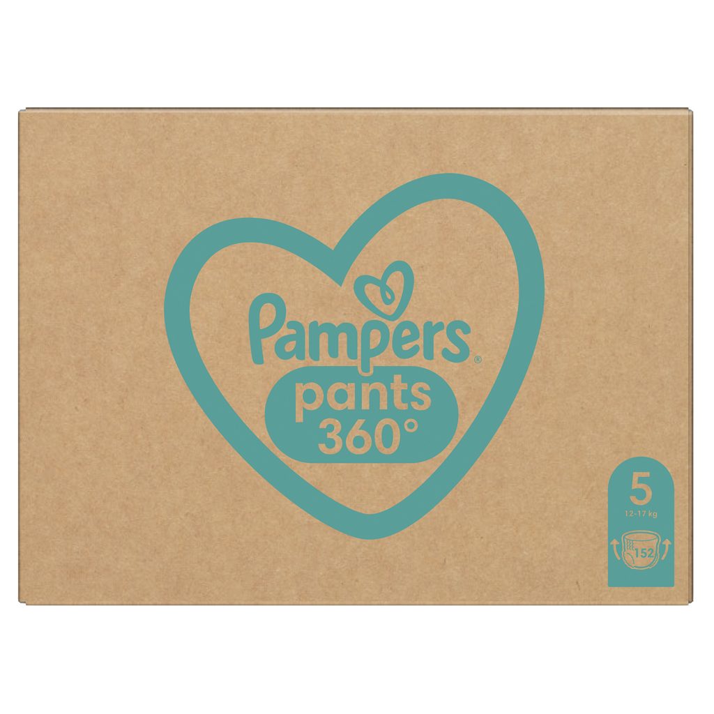 PAMPERS Activ Baby-Dry Pants Nohavičky plienkové jednorazové 5 (12-17 kg) 152 ks - MESAČNÁ ZÁSOBA – Obrázok 9