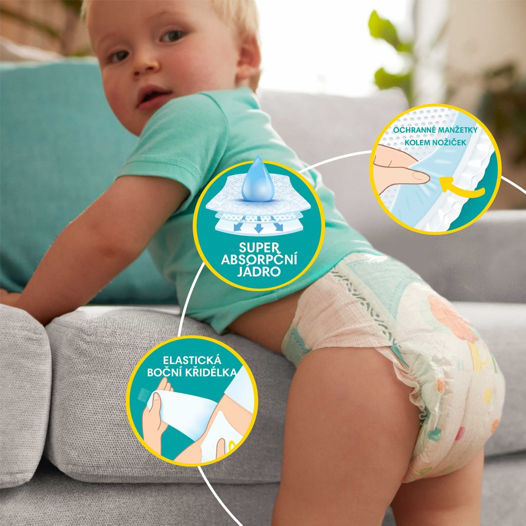 PAMPERS Active Baby Plienky jednorazové 5 (11-16 kg) 110 ks – Obrázok 6
