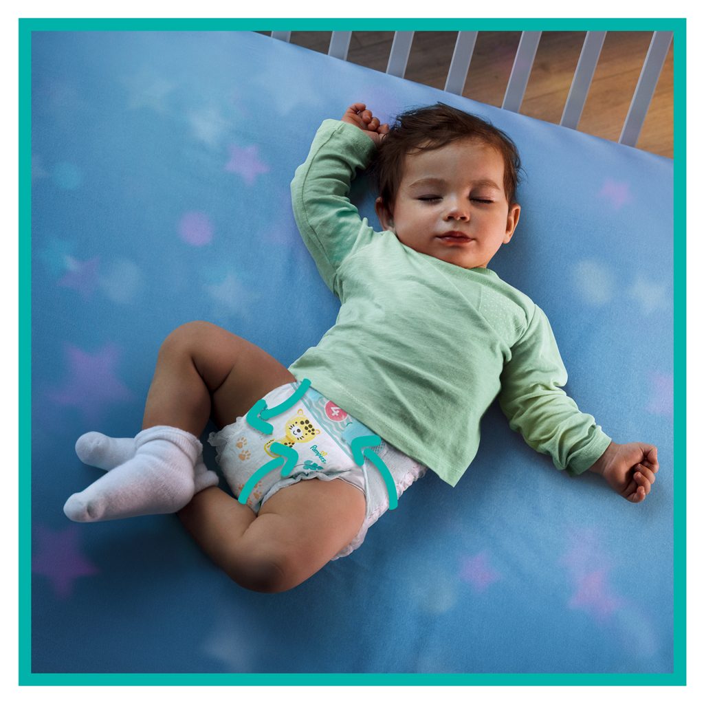PAMPERS Active Baby Plienky jednorazové 5 (11-16 kg) 150 ks - MESAČNÁ ZÁSOBA – Obrázok 8