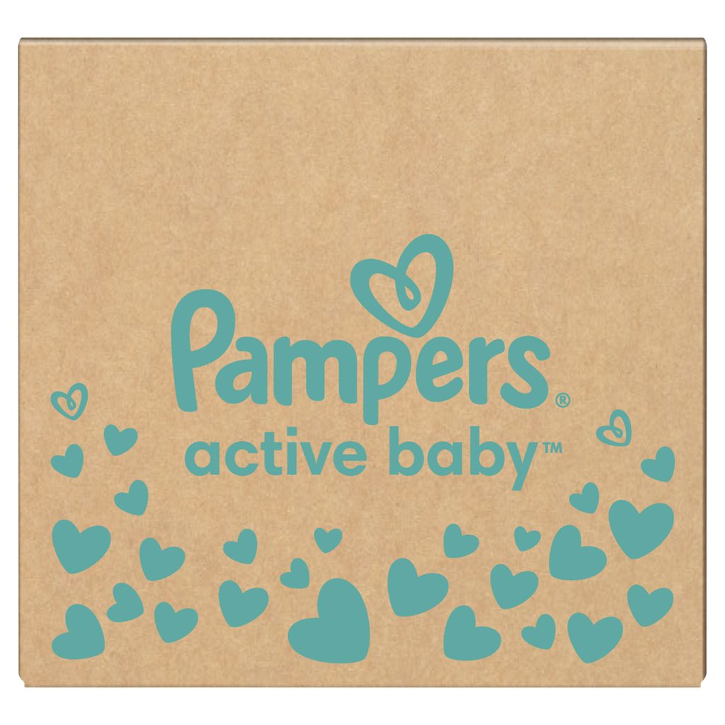 PAMPERS Active Baby Plienky jednorazové 6 (13-18 kg) 128 ks - MESAČNÁ ZÁSOBA – Obrázok 3