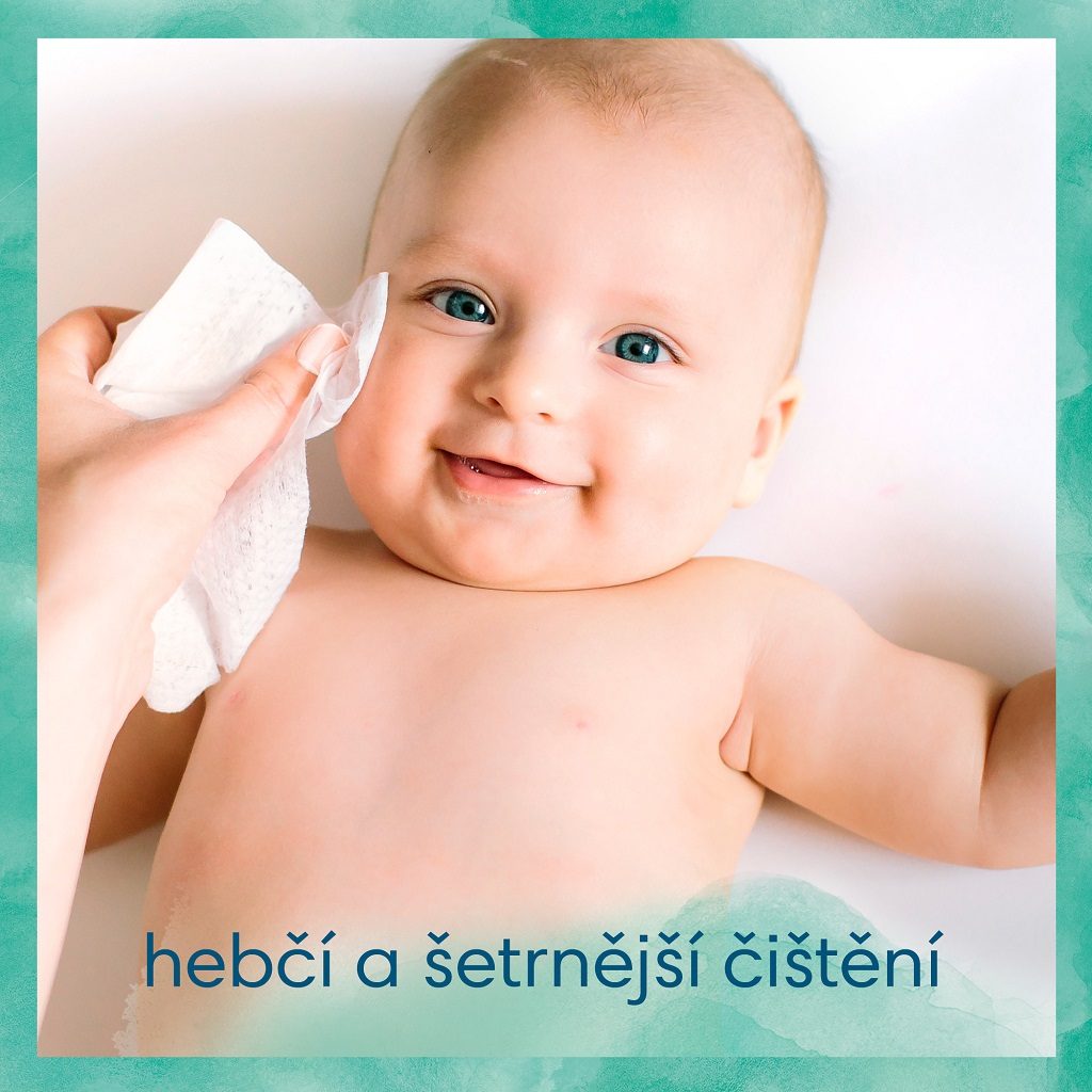 PAMPERS Harmonie Aqua vlhčené obrúsky Plastic Free 4x48 ks = 192 ks – Obrázok 7