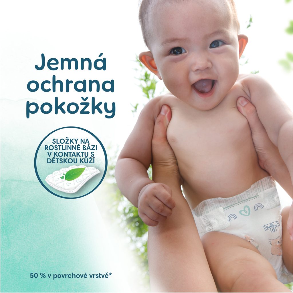 PAMPERS Plienky jednorázové Harmonie Baby veľ. 5, 66 ks, 11kg-16kg – Obrázok 7
