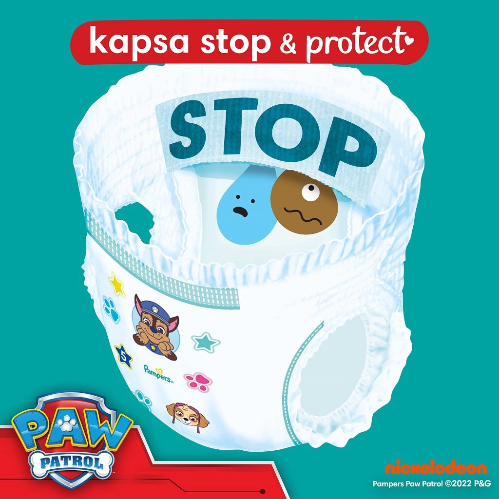 PAMPERS Plienky nohavičkové Active Baby Pants Paw Patrol veľ. 6 (14-19 kg) 60 ks – Obrázok 6