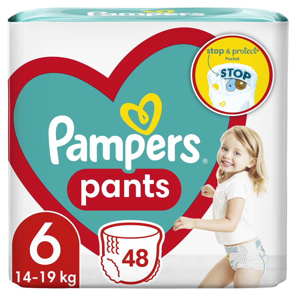 PAMPERS Plienky nohavičkové Active Baby Pants veľ. 6 (48 ks) 14-19 kg – Obrázok 2