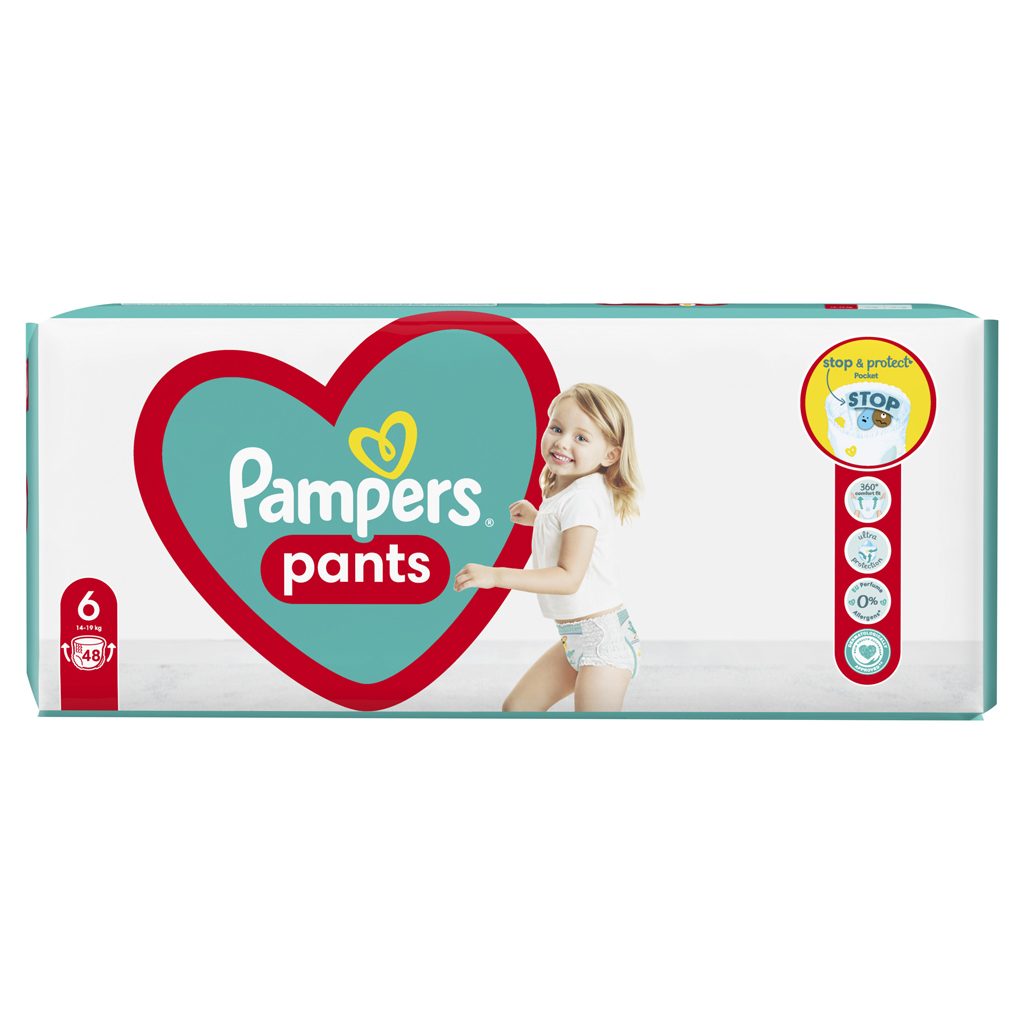 PAMPERS Plienky nohavičkové Active Baby Pants veľ. 6 (48 ks) 14-19 kg – Obrázok 3